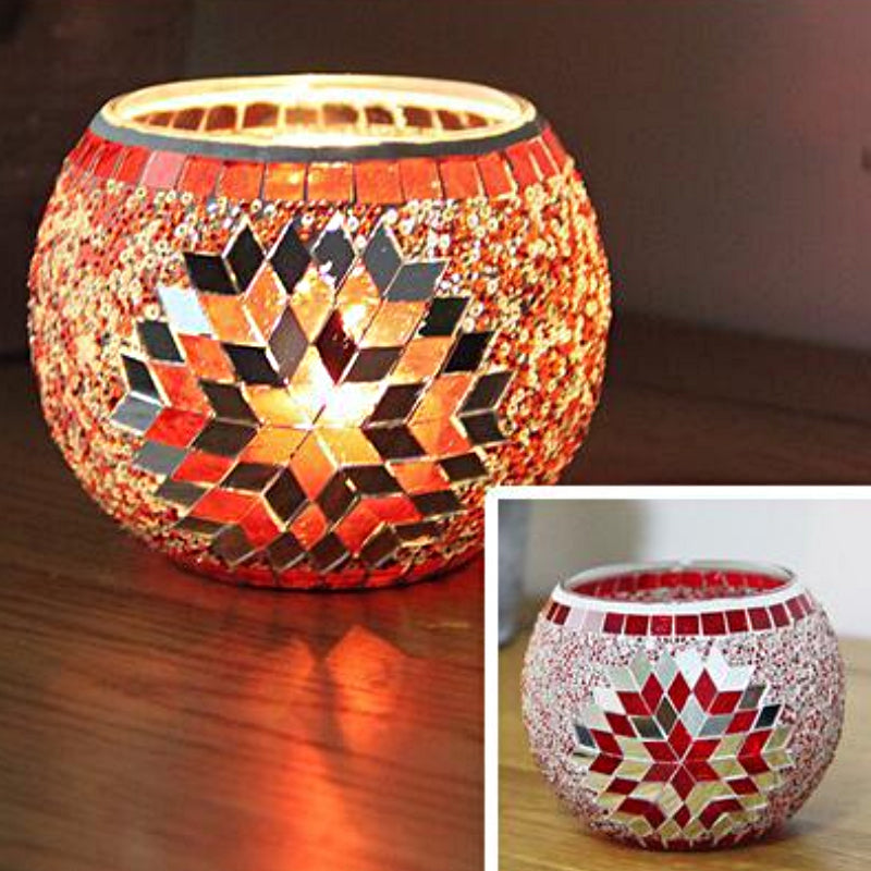 Vintage Glass Candle Tealight Holder