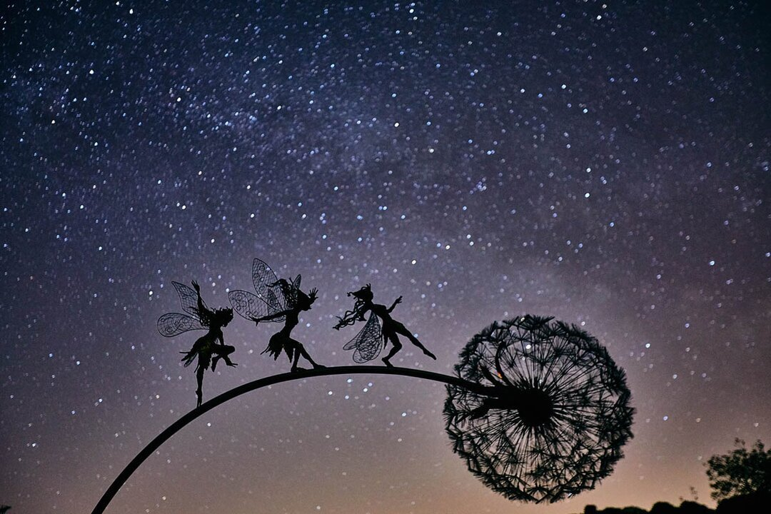 Whimsical Outdoor Garden Decor Statue