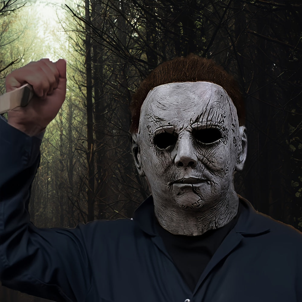 Scary Mens Halloween Horror Mask Full Head Latex