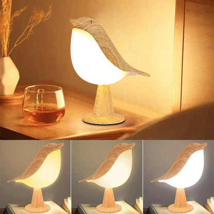 Natural Bird Table Night Light