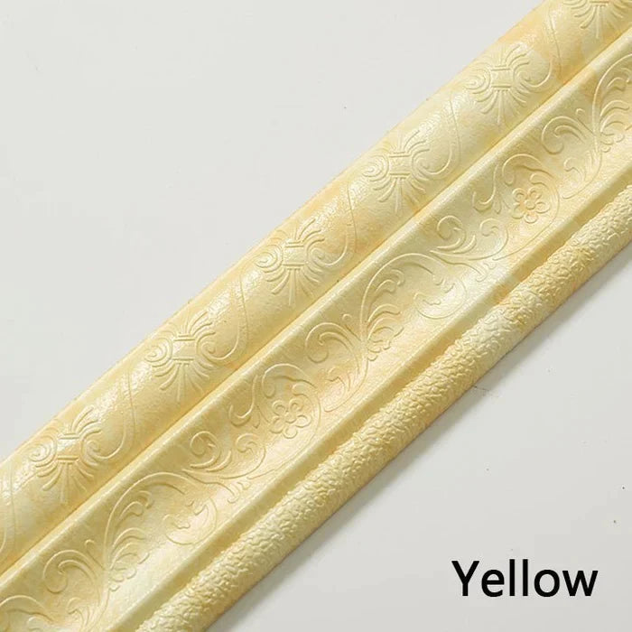 Eco-Friendly Self-Adhesive 3D Wall Trim