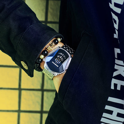 Men's Luxury Quartz Diamond Watch