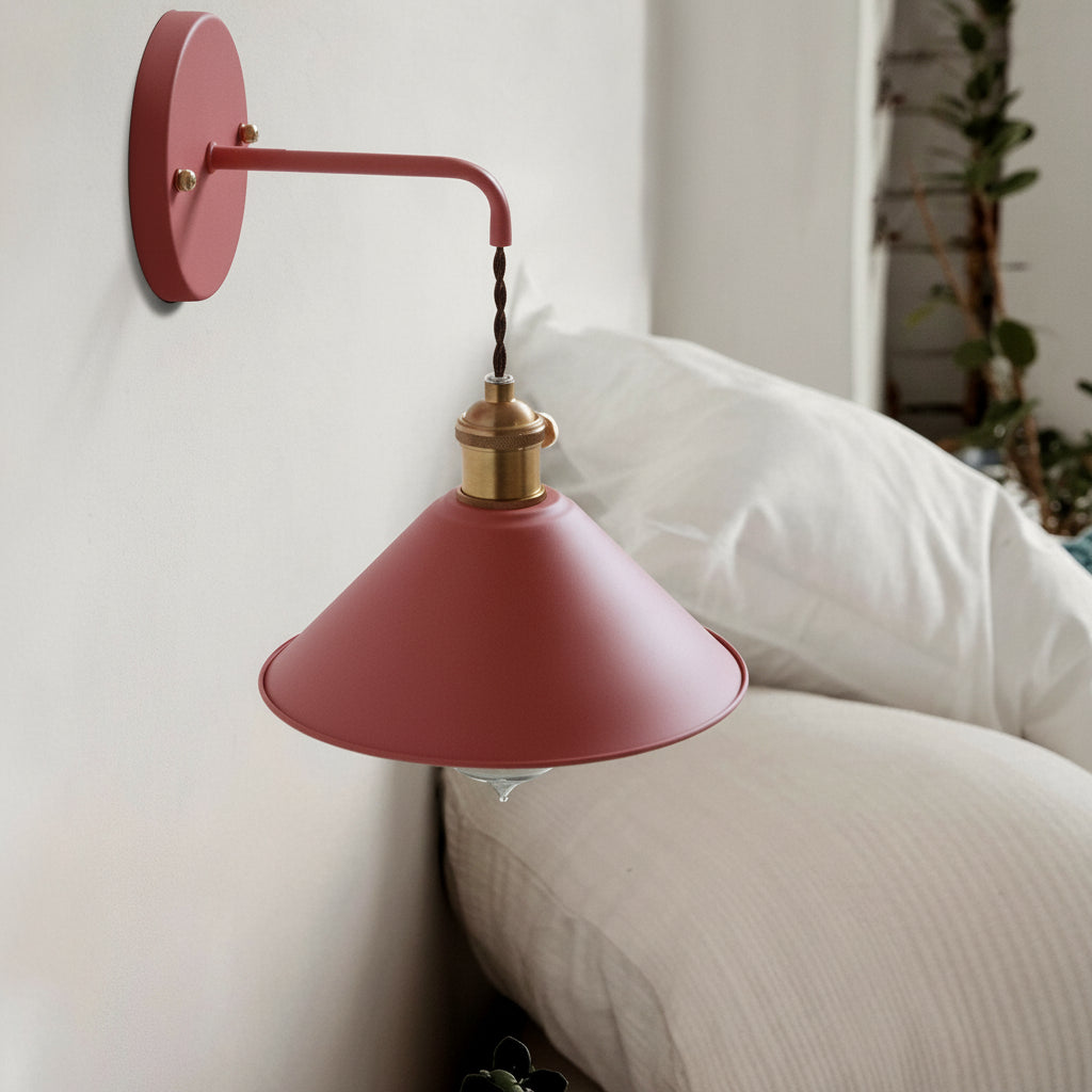 Modern LED Wall Light – Sleek Aluminum Black Gold