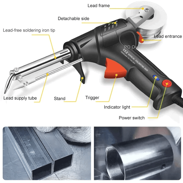 Fast Electric Welder & Cutter with Comfort Grip