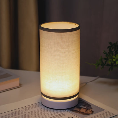 Bright USB Desk Lamp in Sleek Metal Cylinder