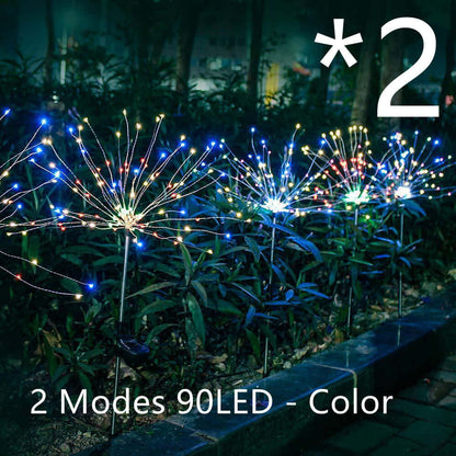 Outdoor Solar String Lights Copper Wire Fairy Lights