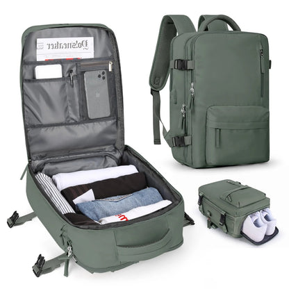 Waterproof Women's Hiking Backpack 35L with USB Port