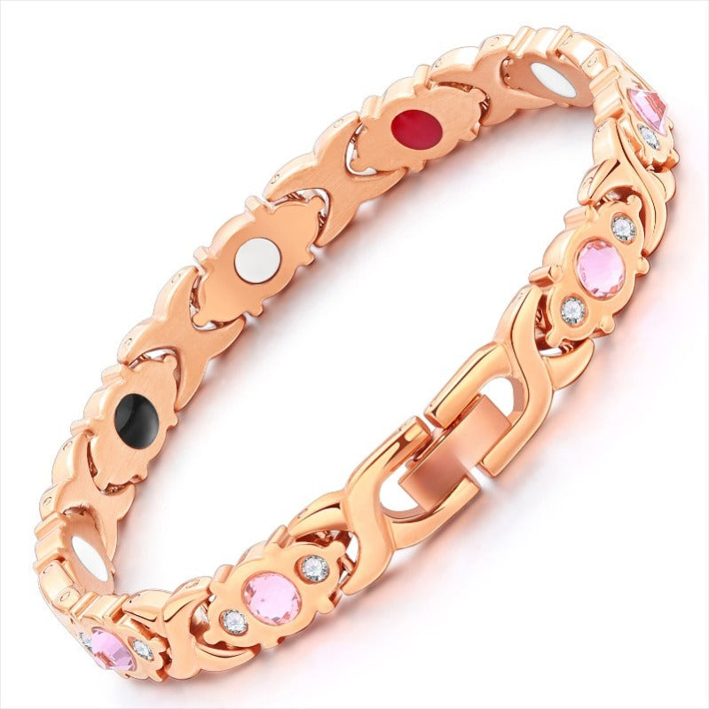 Luxurious Rose Gold Clasp Bracelet