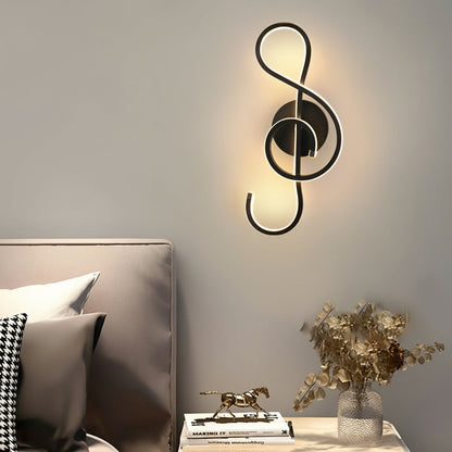 Contemporary Music Theme LED Wall Light
