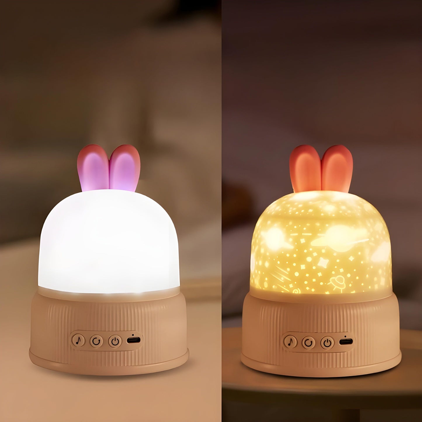 Fun Rabbit Night Lamp for Children