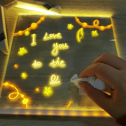 Bright LED Message Board with Colorful Pens
