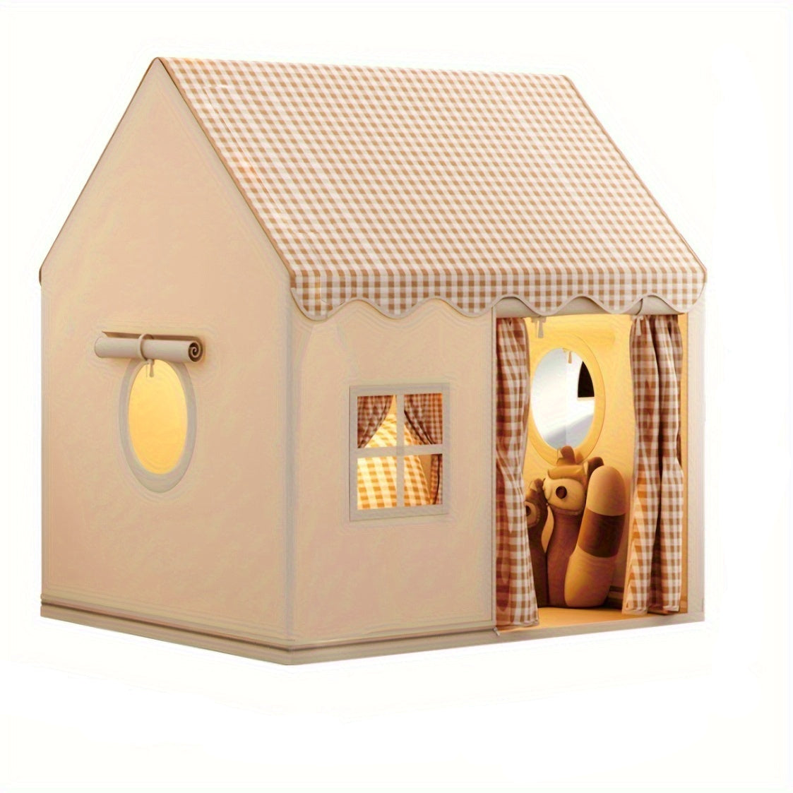 Colorful Kids Playhouse Tent for Indoor Outdoor Fun - Cofik