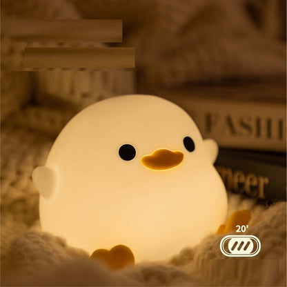Soft Duck Night Light Lamp with USB Charger
