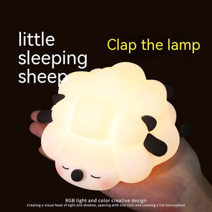 Fun Kids Bedroom Night Light Silicone Sheep Lamp - Cofik