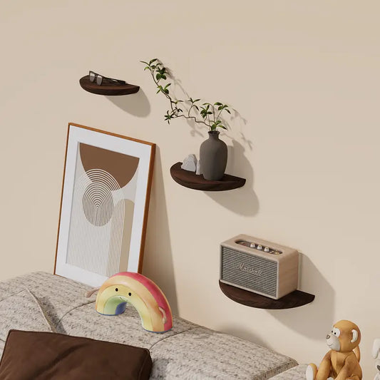 Stylish Wooden Wall Shelf - Floating Storage for Home Decor - Cofik
