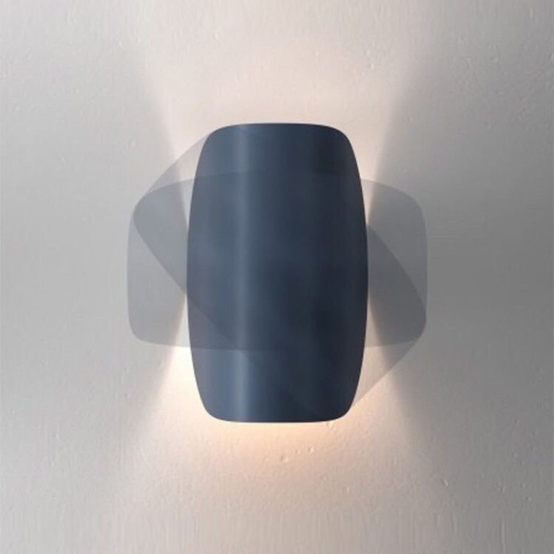 Contemporary Metal LED Color Changing Wall Lamp