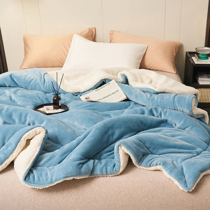 Plush Reversible Square Area Rug – Dense & Cozy