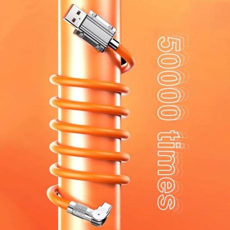 Fast Magnetic Phone Charger Cable with 540° Rotation