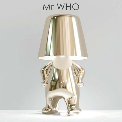 Luxury Gold Tone Desk Table Lamp Decorative Nightlight