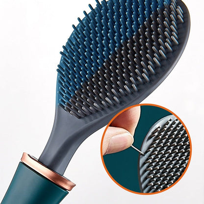 Soft Silicone Toilet Brush Compact Design