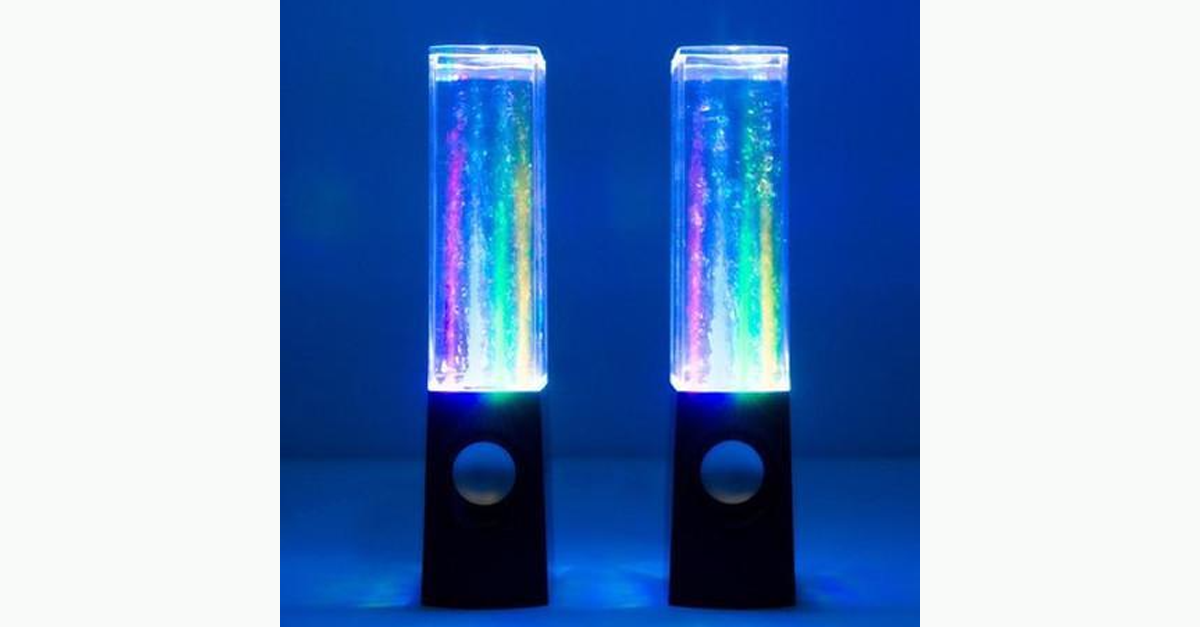 Colorful LED Water Fountain Bluetooth Speaker - Cofik