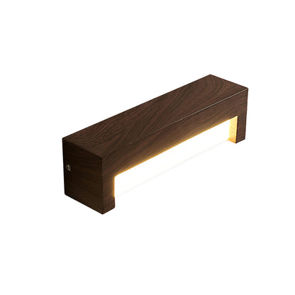 Contemporary Wooden LED Wall Light