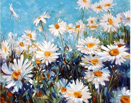 Colorful Flower Art Paint By Number Kit - Cofik