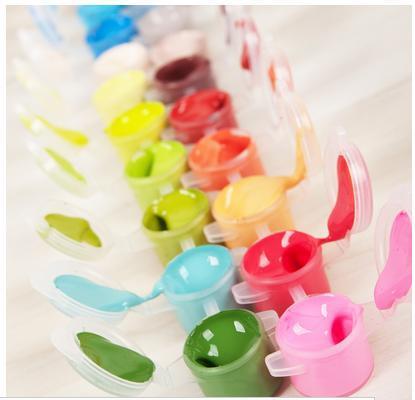 Colorful Flower Art Paint By Number Kit