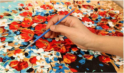 Colorful Flower Art Paint By Number Kit