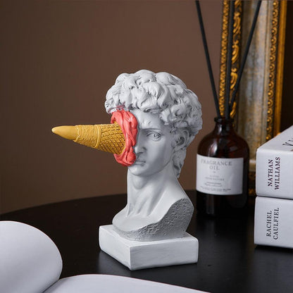Colorful Ice Cream Figurine Sculpture