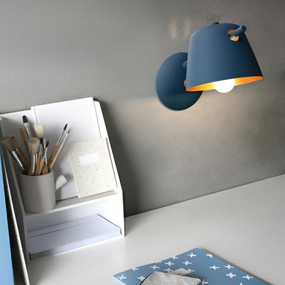 Rustic Iron Wall Light – Modern Matte Sconce E27