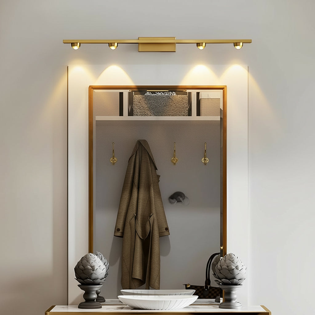 Contemporary Bronze LED Wall Light