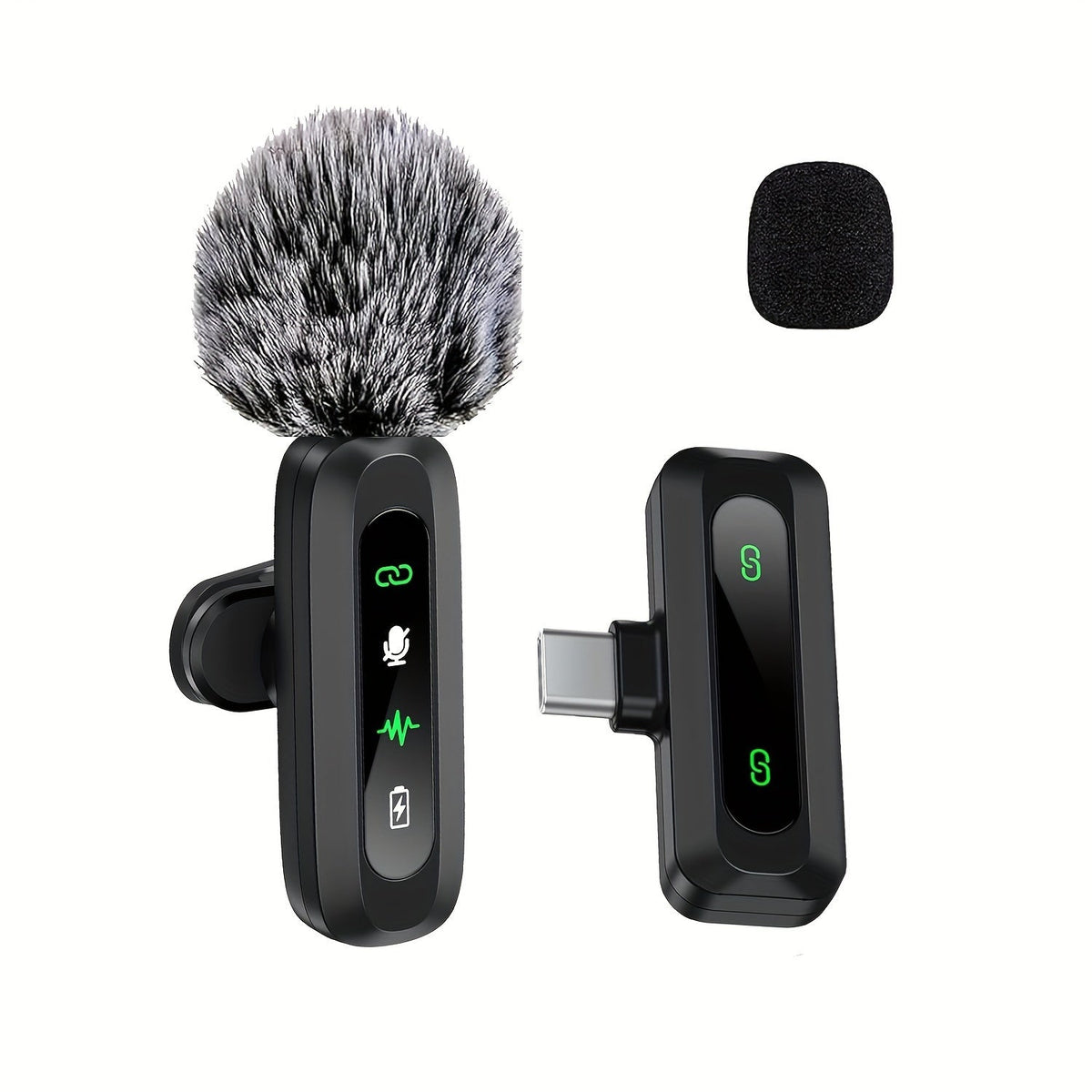 Compact Wireless Clip On Microphone for Phone and Tablet - Cofik