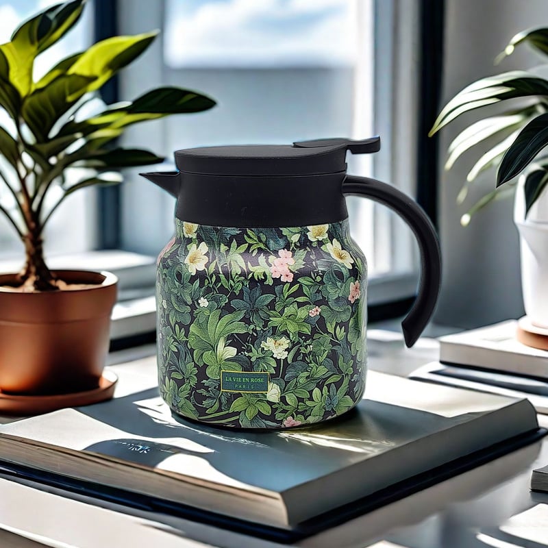Classic Floral Design Tea Infuser Thermos - Cofik