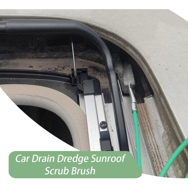 Long Flexible Drain Cleaning Brush for Sunroof & HVAC