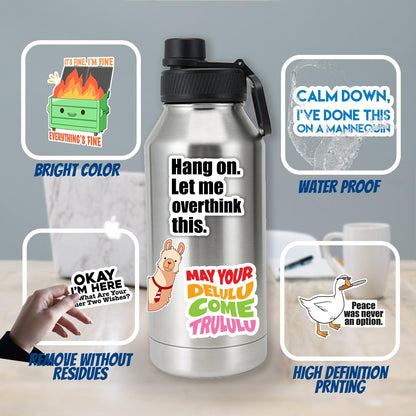 Funny Quote Sticker Pack of 130
