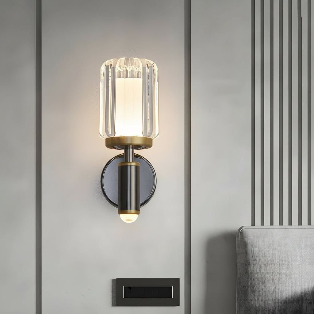 Contemporary Glass LED Wall Lamp