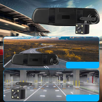Dual Lens Car Camera with Night Vision and HD Recording