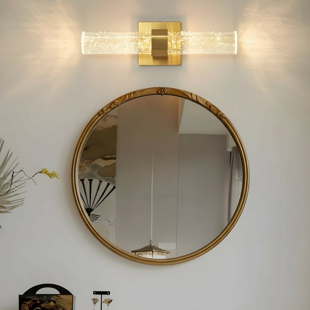 Elegant Gold LED Wall Light Modern Cylinder Sconce