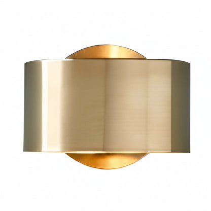 Simple Round Gold Wall Lamp