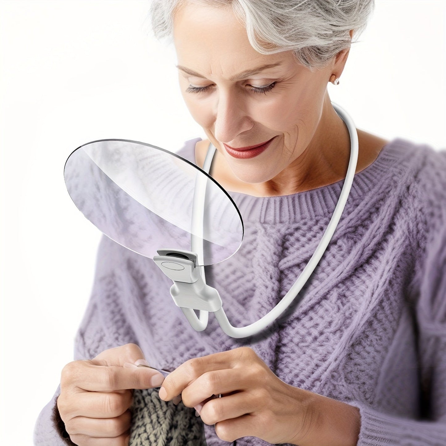 Easy Wear 5X Magnifying Glass Necklace