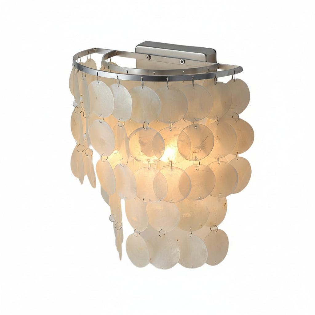 Oceanic Shell LED Gold Wall Light