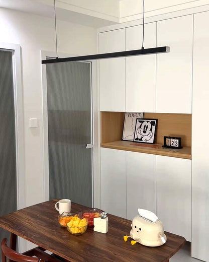 Sleek Metal Kitchen Island LED Pendant Light