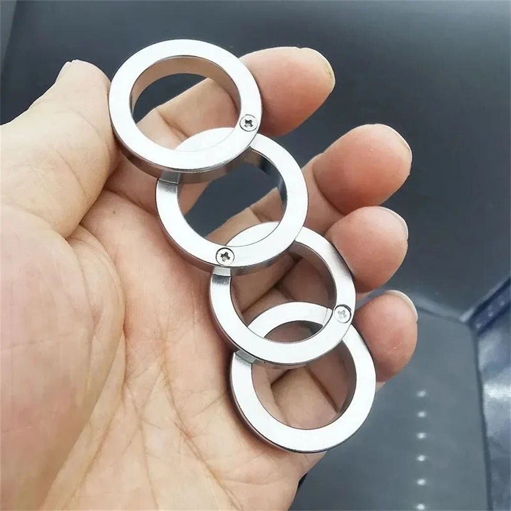 Strong Self Defense Folding Ring Stainless Steel