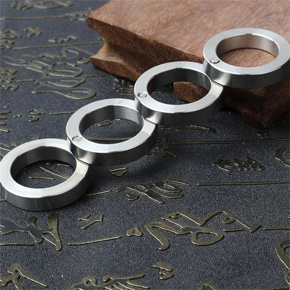 Strong Self Defense Folding Ring Stainless Steel