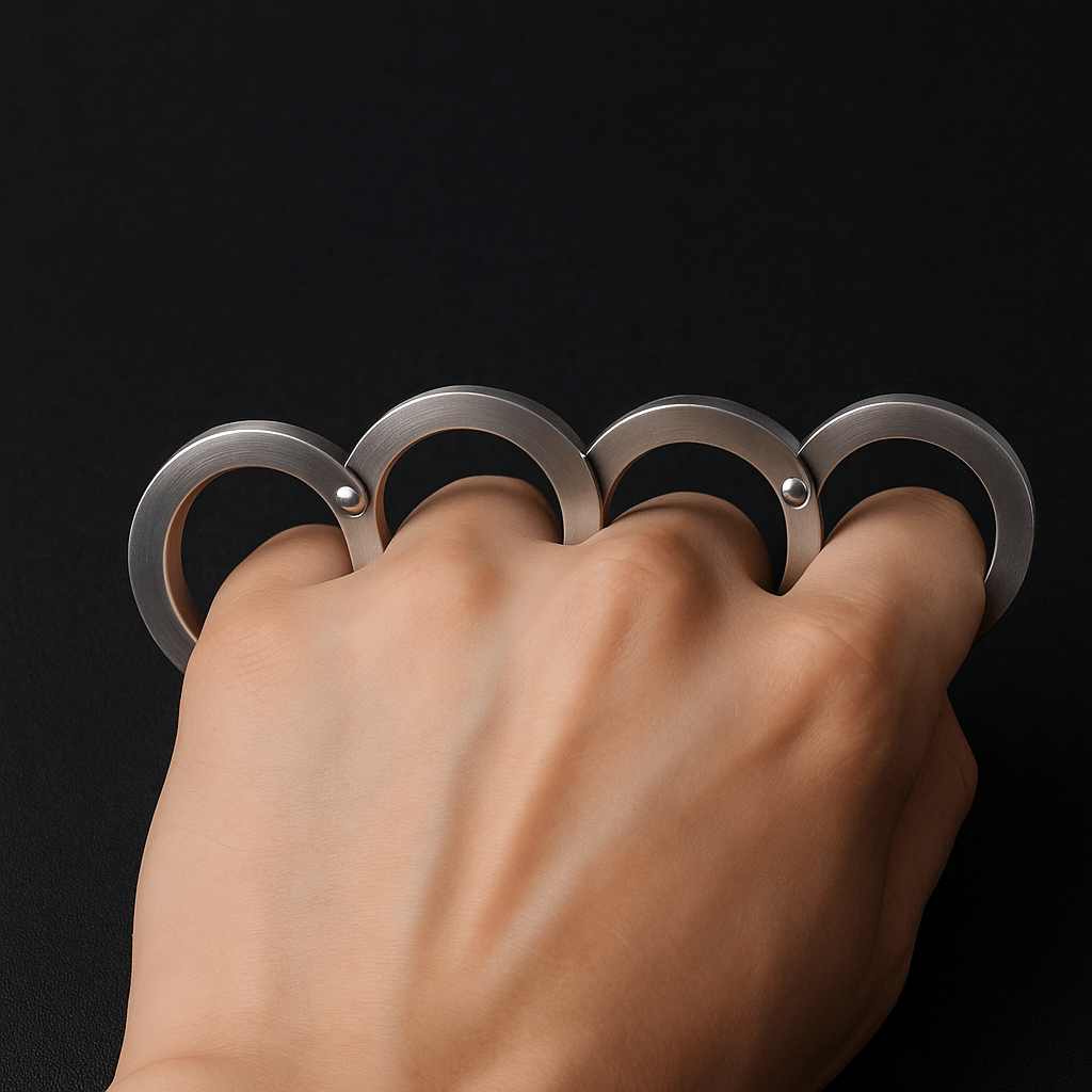 Strong Self Defense Folding Ring Stainless Steel