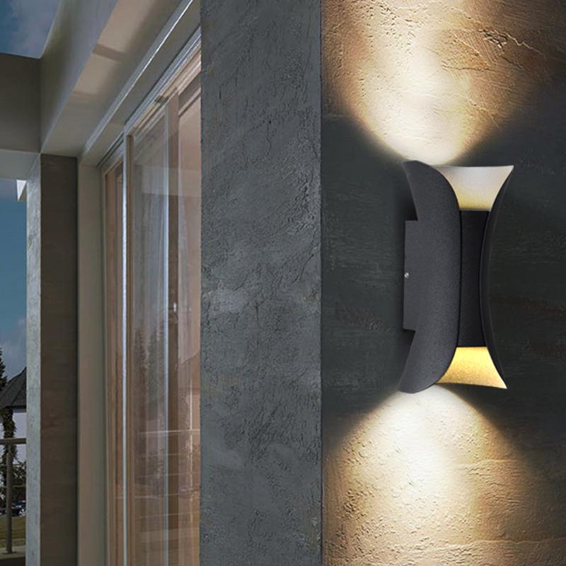 Outdoor LED Wall Sconce Waterproof Modern Light Fixtures