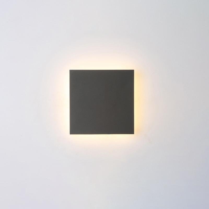 Outdoor Weatherproof LED Wall Lamps in Flat Styles
