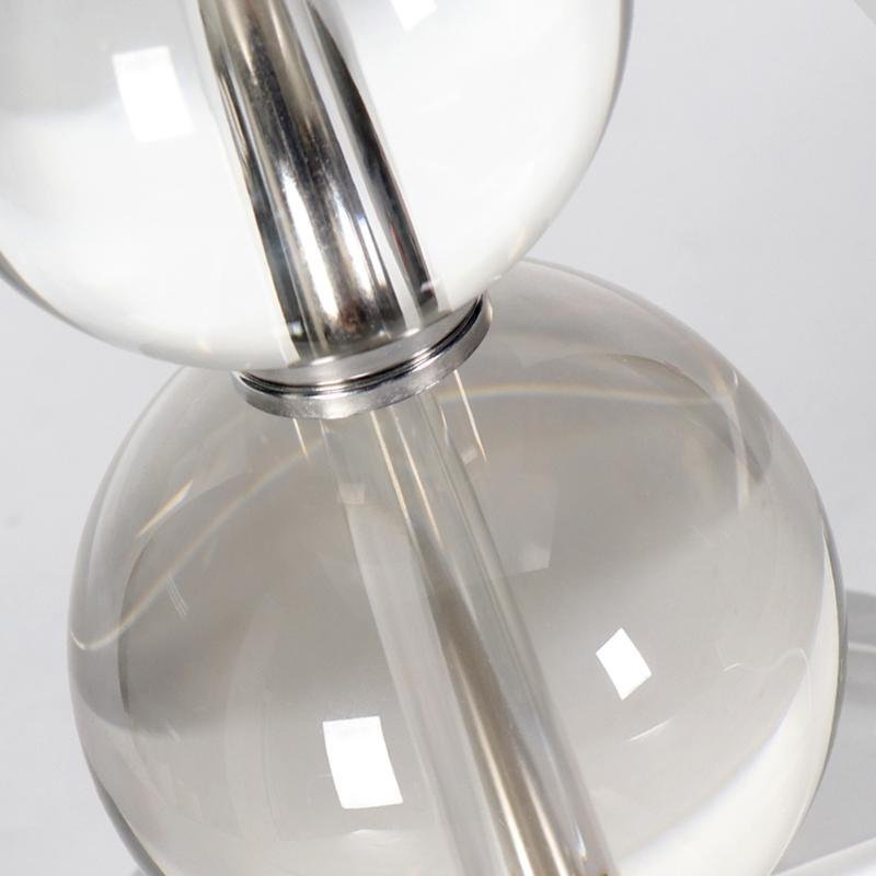 Clear Glass Ball Crystal Table Lamp