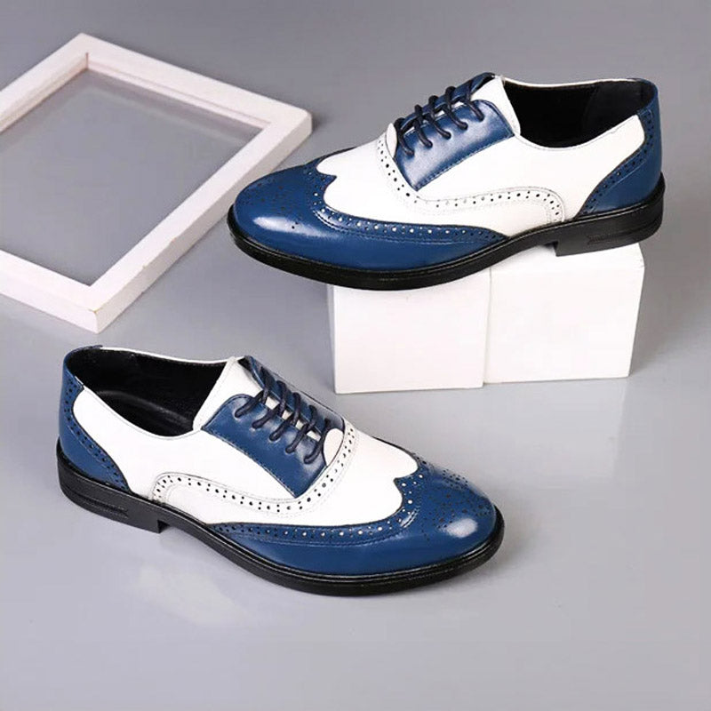 Classic Brown Leather Lace Shoe
